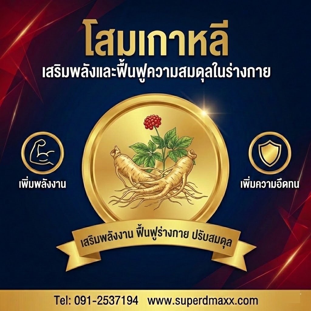 โสมเกาหลี (Korean Ginseng)